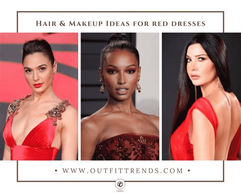 23 Red Dress Makeup Ideas And Hairstyling Tips For Perfect Look