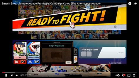 Super Smash Bros Ultimate Arcade Prototype Campaign Co Op The