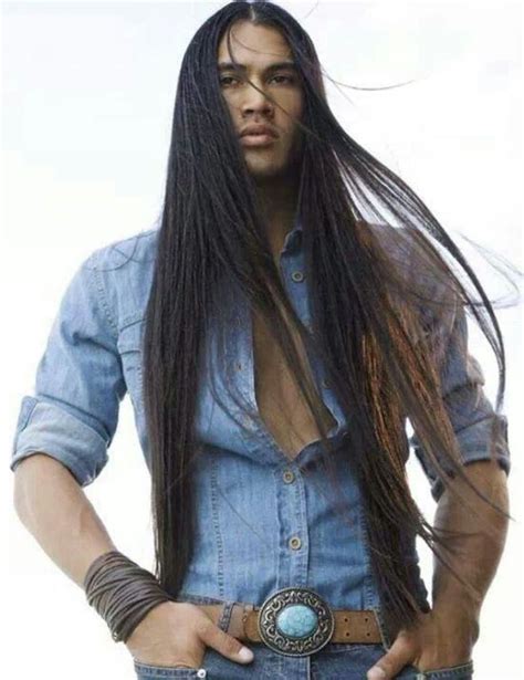 American Indian Hairstyles Native American Men With Long Hair