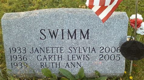Janette Sylvia Swimm Swallow 1933 2006 Find A Grave Memorial