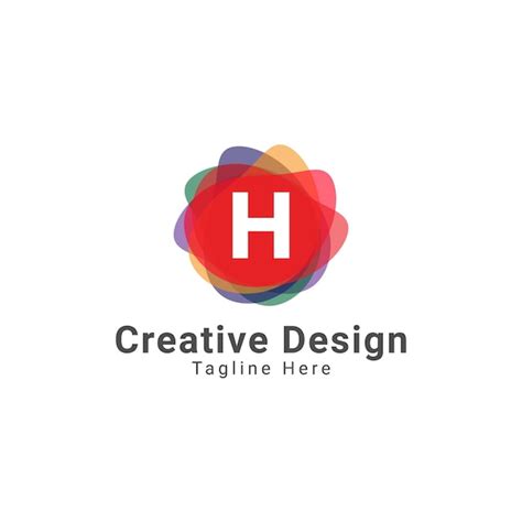 Premium Vector Modern H Letter Circle Logo Design Template