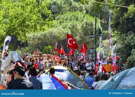 Taksim Gezi Park Protests And Events Editorial Stock Image Image Of