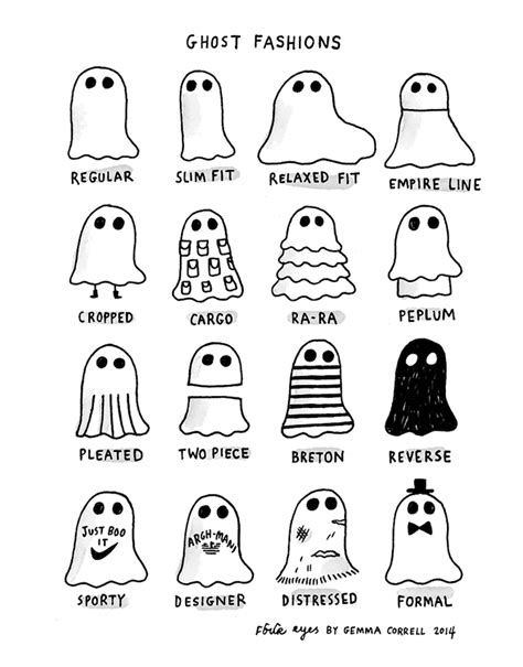 Ghost Fashions An Amusing Guide To What The Most Stylish Spirits