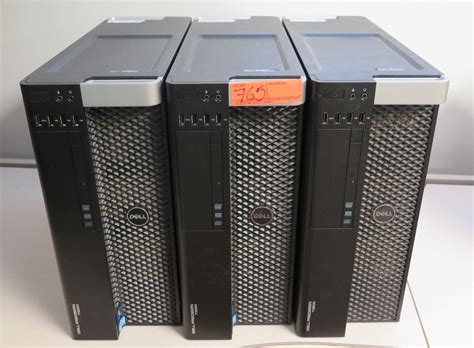 Qty 3 Dell Precision T3600 Computer Workstation Towers No Hard Drive