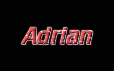 Adrian Logo Free Name Design Tool From Flaming Text