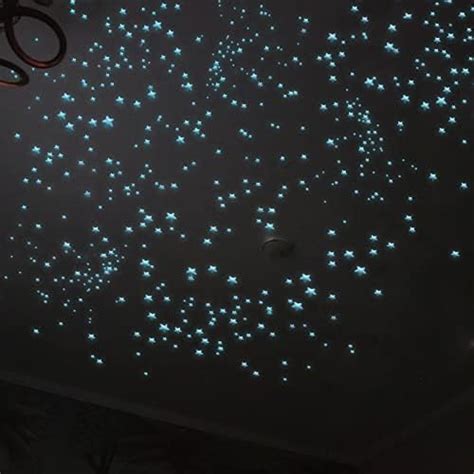 Glow In The Dark Stars Wall Stickers252 Adhesive Dots And Moon For