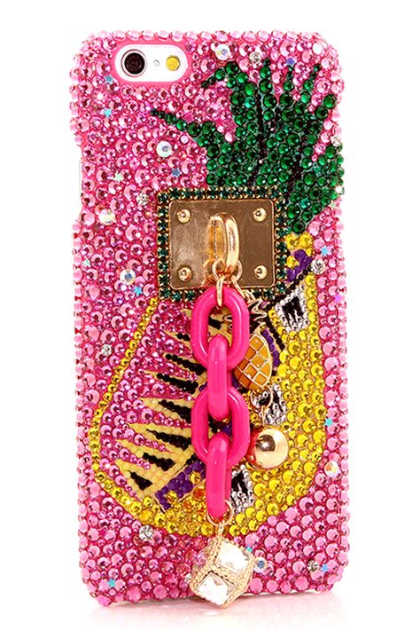 3d cartoon kids cover case for iphone 11 11 pro 11 pro max xr xs max 8 7 6 plus. Tropical Pineapple Design Handmade iPhone 6s Plus case bling DIY cool phone cover accessories ...