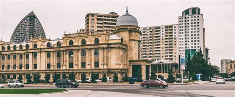 Streets Of Baku City Editorial Photography Image Of Motion 79185077