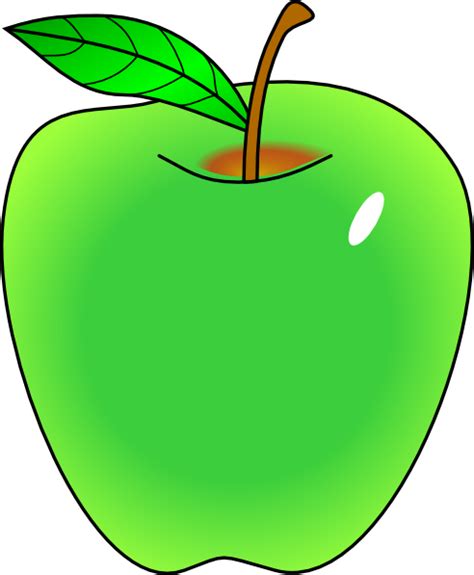 Green Apple Clip Art Clipart Best