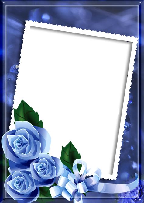 More images for blue picture photo frame » Blue love photo frame png free