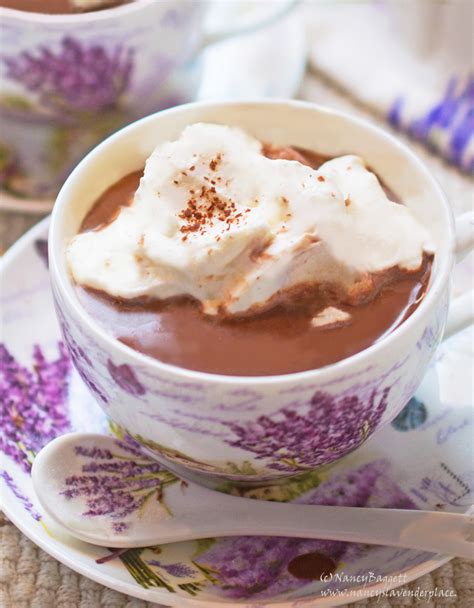 Lavender Spice Hot Chocolate Rich And Soothing Warmer Upper Nancy S Lavender Place