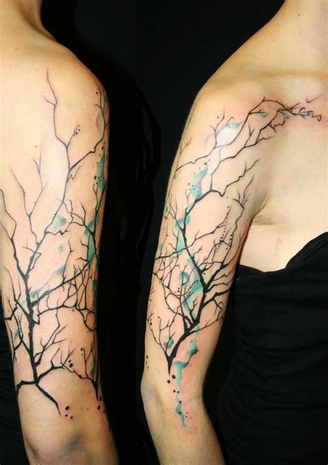 Amazing Tree Branch Tattoo Tattoomagz › Tattoo Designs Ink Works