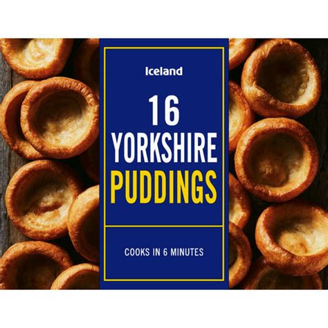 Iceland 16 Yorkshire Puddings 290g Yorkshire Puddings And Stuffing