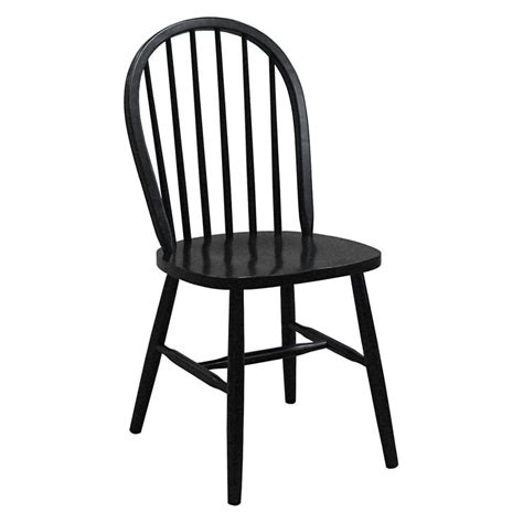 A windsor chair begins with the seat. Black Windsor Dining Chair | At Home