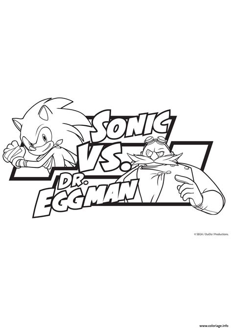 Coloriage Gulli Sonic Contre Dr Eggman Dessin Gulli à Imprimer