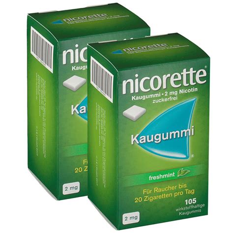 nicorette® 2 mg freshmint kaugummi shop