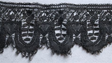 Victorian Era Black Lace Trim