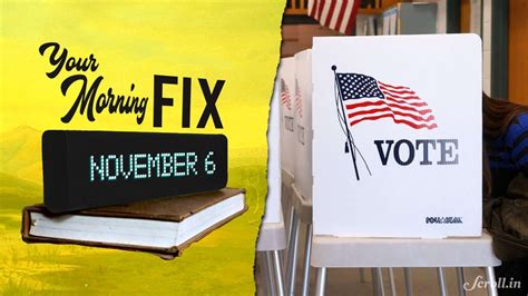 Your Morning Fix America Votes Today In Midterm Elections What Are
