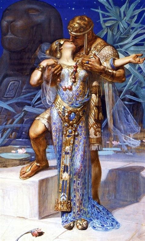 Anthony And Cleopatra From The Kiss Of Glory 1902 By Jc Leyendecker