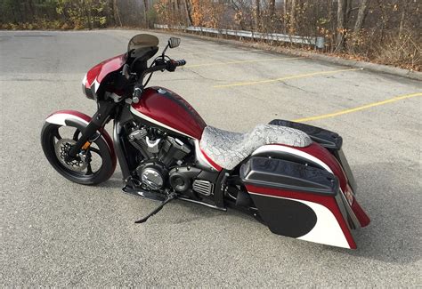 Built in 2015 this was our first yamaha stryker bagger build… this one of a kind stryker was created over 8 long months, hand fabricating all of the body parts used on this build. Stryker-7 - SS Custom Cycle