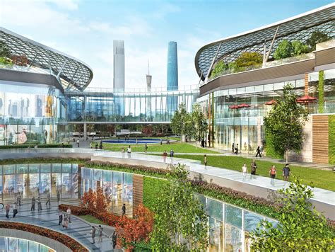 Parc Central Guangzhou China Retail Architecture Futuristic