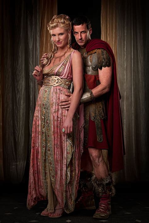 spartacus lithyia and gaius glaber roman dress spartacus roman costume