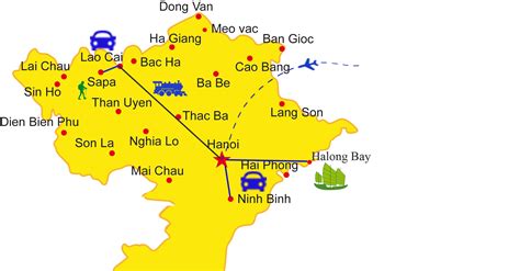 Map Of North West Region Vietnam Gambaran