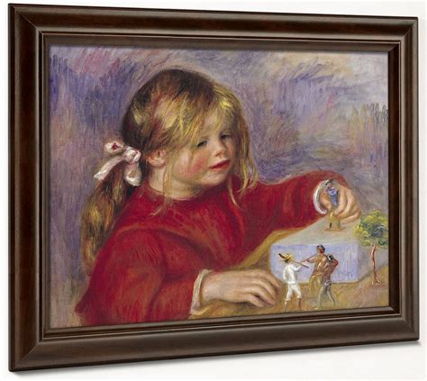 Claude Renoir B1901 At Play By Pierre Auguste Renoir Truly Art