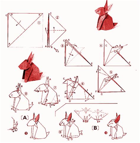 Origami Ideas How To Make Origami Rabbit Instructions