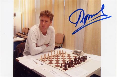 Russian Chess Grandmaster Pavel Tregubov Hand Signed Photo 4x6