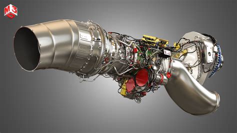 Europrop International TP400 D6 Turboprop Engine 3D Model CGTrader