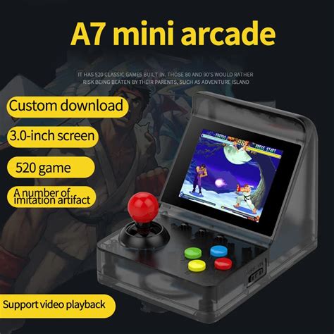3 Inch 320 X 240 A7 Game Console Retro Game Player 32bit Built In 520