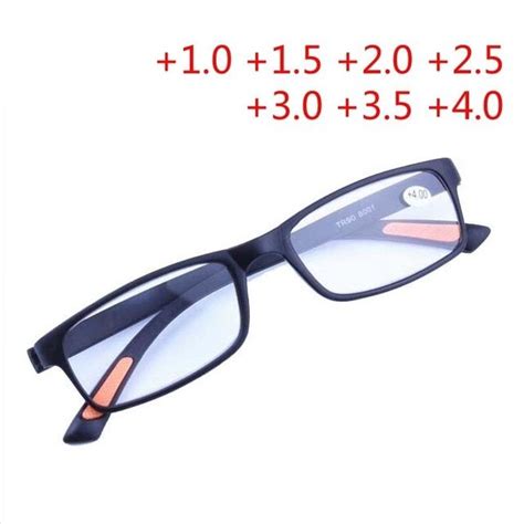 Men And Women Hyperopia Glasses Super Soft Ultra Light Tr90 Plastic
