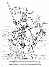 Coloring Pages Medieval Coloriage Horse Schleich Books Chateau Adult Fort Knight Rainbowresource Template Ages Middle Knights sketch template