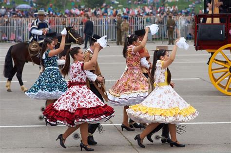 Military Parade As Part Of The Fiestas Patrias Commemorations In