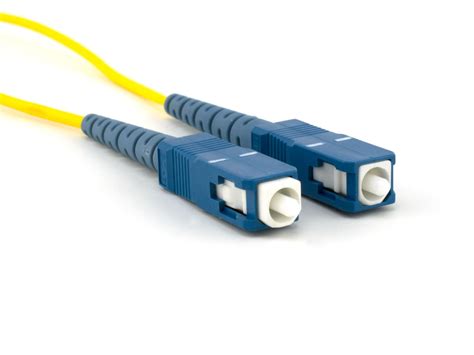 10m Singlemode Simplex Fiber Optic Patch Cable 9125 Sc To Sc