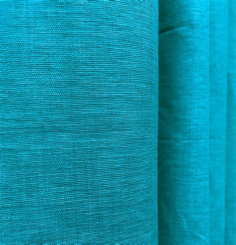 Buy Textura Cotton Fabric Turquoise Blue Thoppia