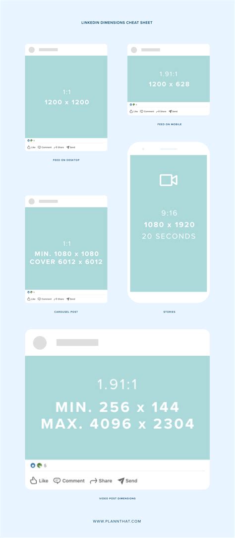 All The Social Media Dimension Sizes You Need To Know In 2022 Plann