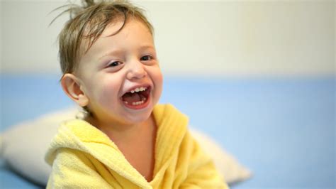 I am not sure what to do here. Baby Laughing After Bath by oneblink1 | VideoHive
