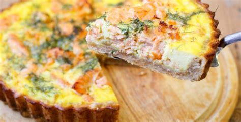 Tarte légère saumon courgettes au thermomix
