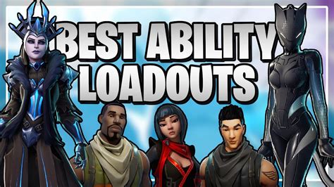 The Best Ability Hero Loadouts In Fortnite Save The World Youtube