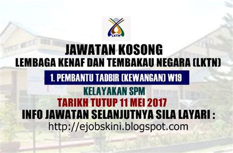 Check spelling or type a new query. Jawatan Kosong Lembaga Kenaf dan Tembakau Negara (LKTN ...