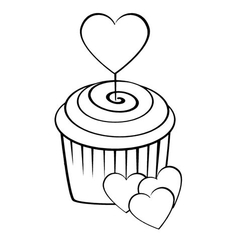 Met deze vrolijke eenhoorn kleurplaten ben je wel even zoet. Leuk voor kids - cupcakes-0010