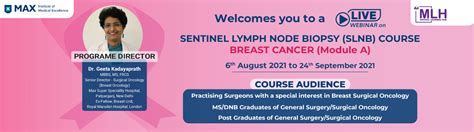 Sentinel Lymph Node Biopsy Slnb Course Breast Cancer Module A Max