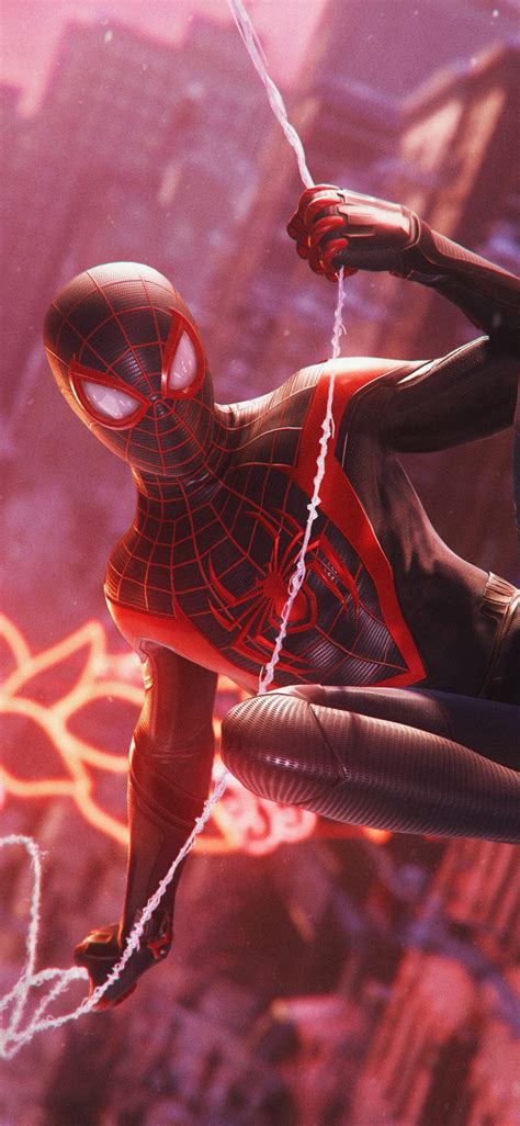 1125x2436 Marvels Spider Man Miles Morales 2020 4k Iphone ...