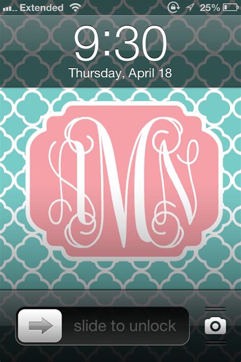 Make Your Own Monogrammed Wallpapers Make It Yourself Neon Signs