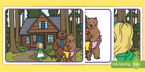 Goldilocks And The Three Bears Sequencing Pictures Activity