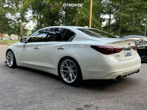 2018 Infiniti Q50 Luxe With 19x85 Aodhan Aff7 And Continental 245x35