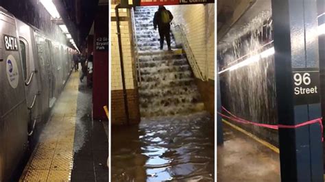 This Footage Of New Yorks Flooded Subways Is Absolutely Insane