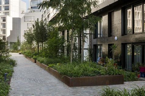 Open Spaces In Residential Development In Boulogne Billancourt By